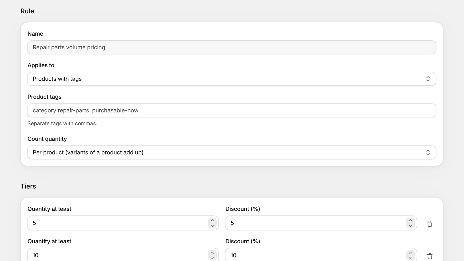 QuoteLock Quantity breaks screen in the Shopify admin